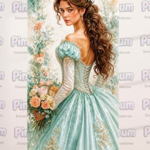 Panel Lateral Sublimado Princesa Vintage