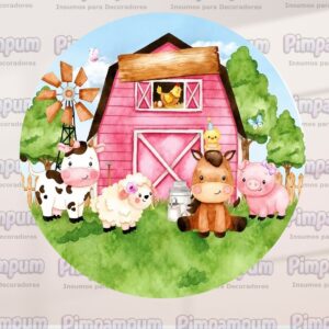 Panel sublimado circular – Granja